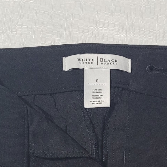 LWhite House Black Market Womens Casual Bermuda Shorts Low Rise Black Size 0 - Picture 3 of 6